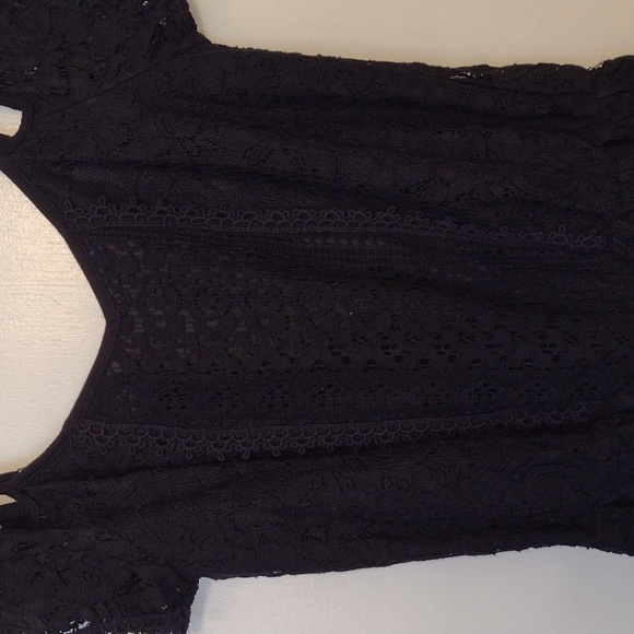 Xhilaration Black Lace Romper size XS - Picture 3 of 16